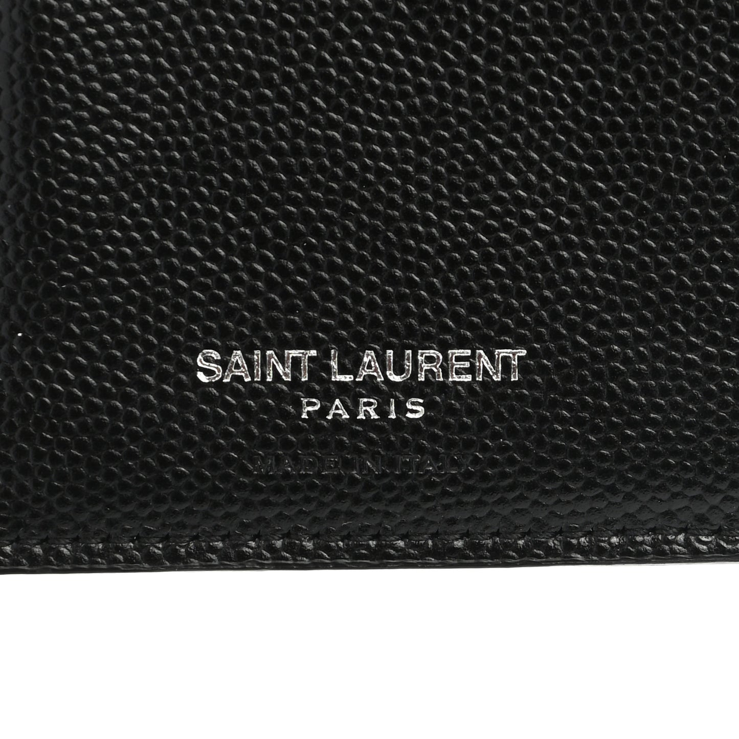 Grain De Poudre Matelasse Chevron Small Monogram Passport Case Black