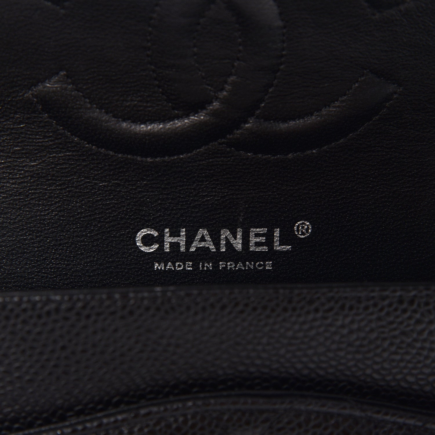 Chanel Caviar Quilted Medium Double Flap Black 11 of 12