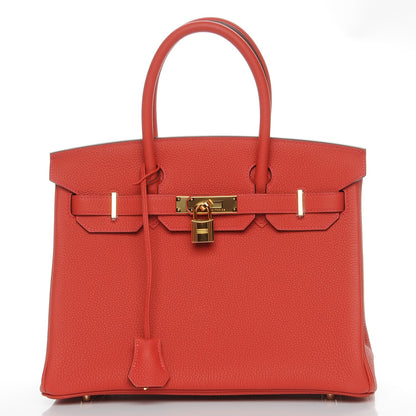 Hermes Togo Birkin 30 Geranium 1 of 27