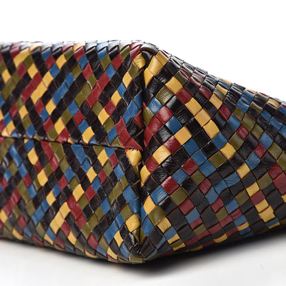 Bottega Veneta Shiny Goatskin Intrecciato Mini Cabat Multicolor 11 of 13