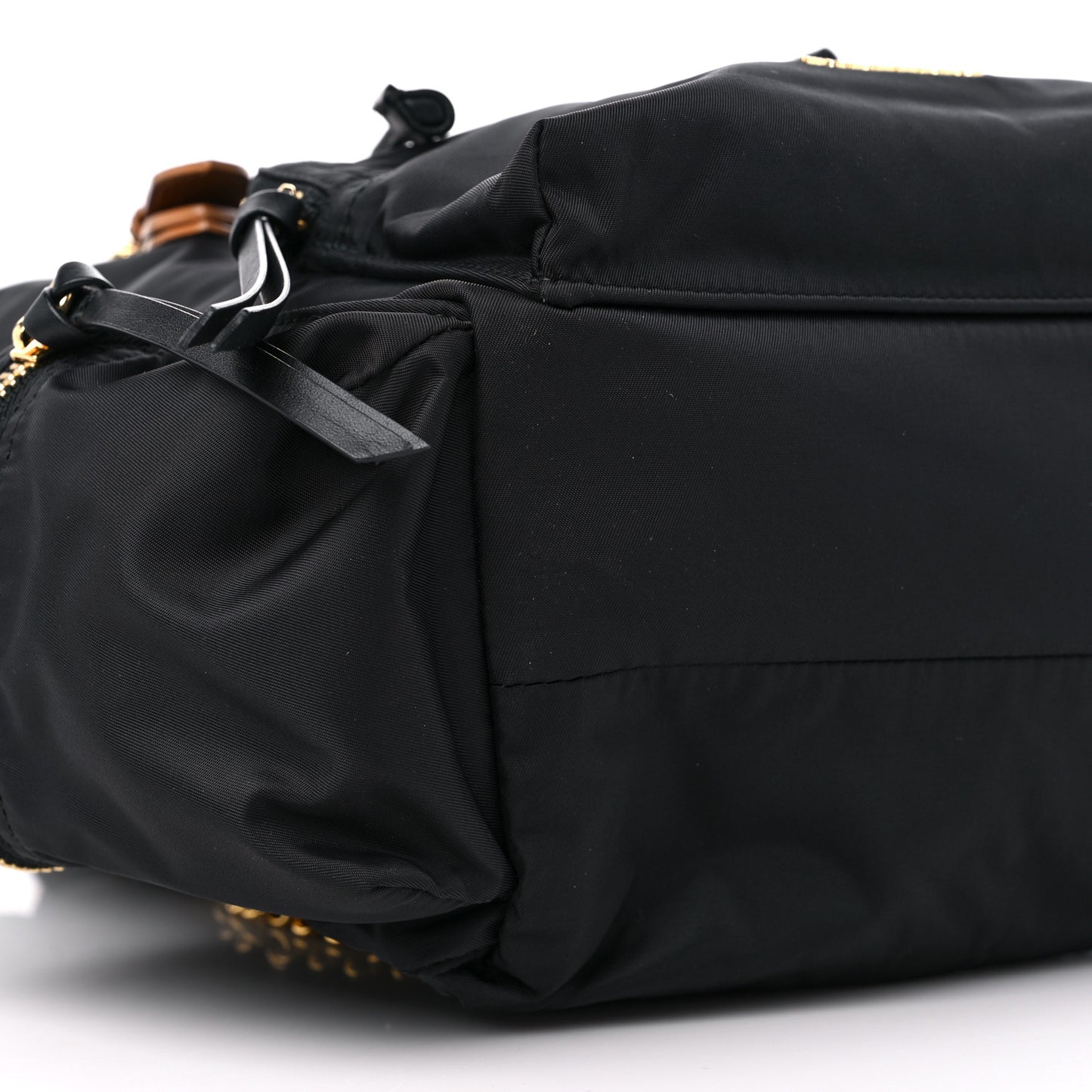 Nylon Medium Rucksack Backpack Black