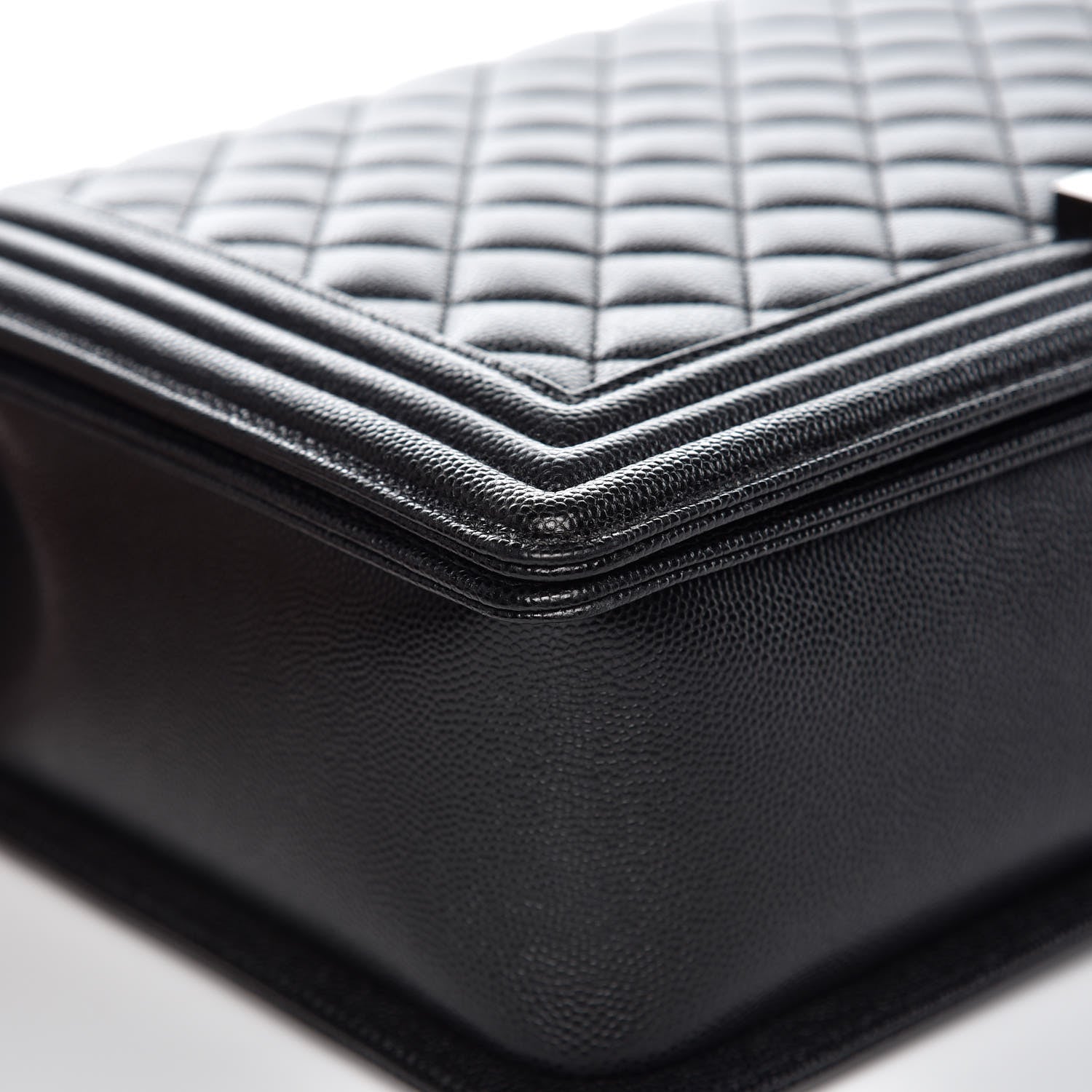 Chanel Caviar Quilted Large Boy Flap Black 10 of 12