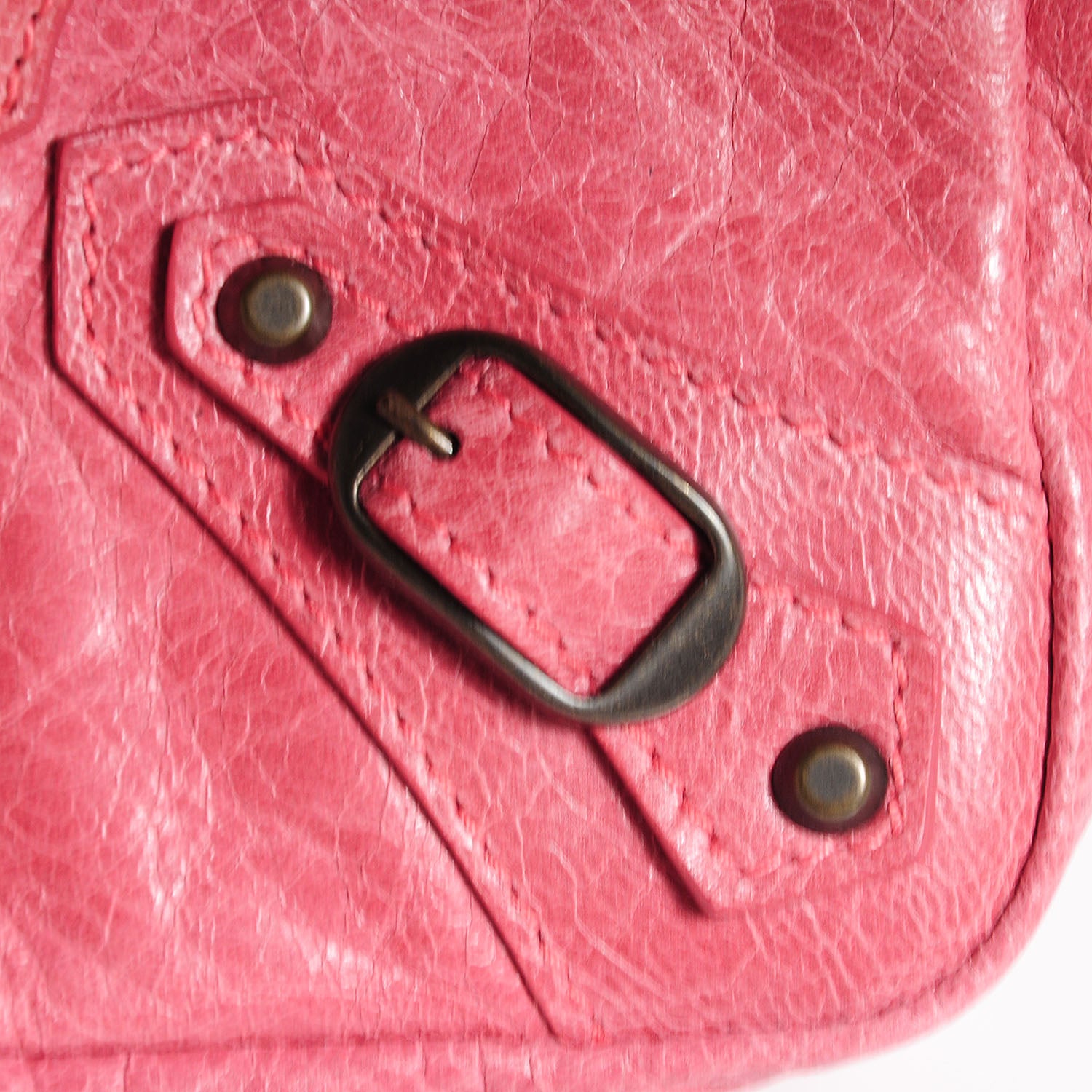 Balenciaga Agneau Porte Toilette Makeup Clutch Framboise 10 of 13