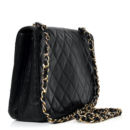 Chanel Lambskin Quilted Small Single Flap Black 2 of 4