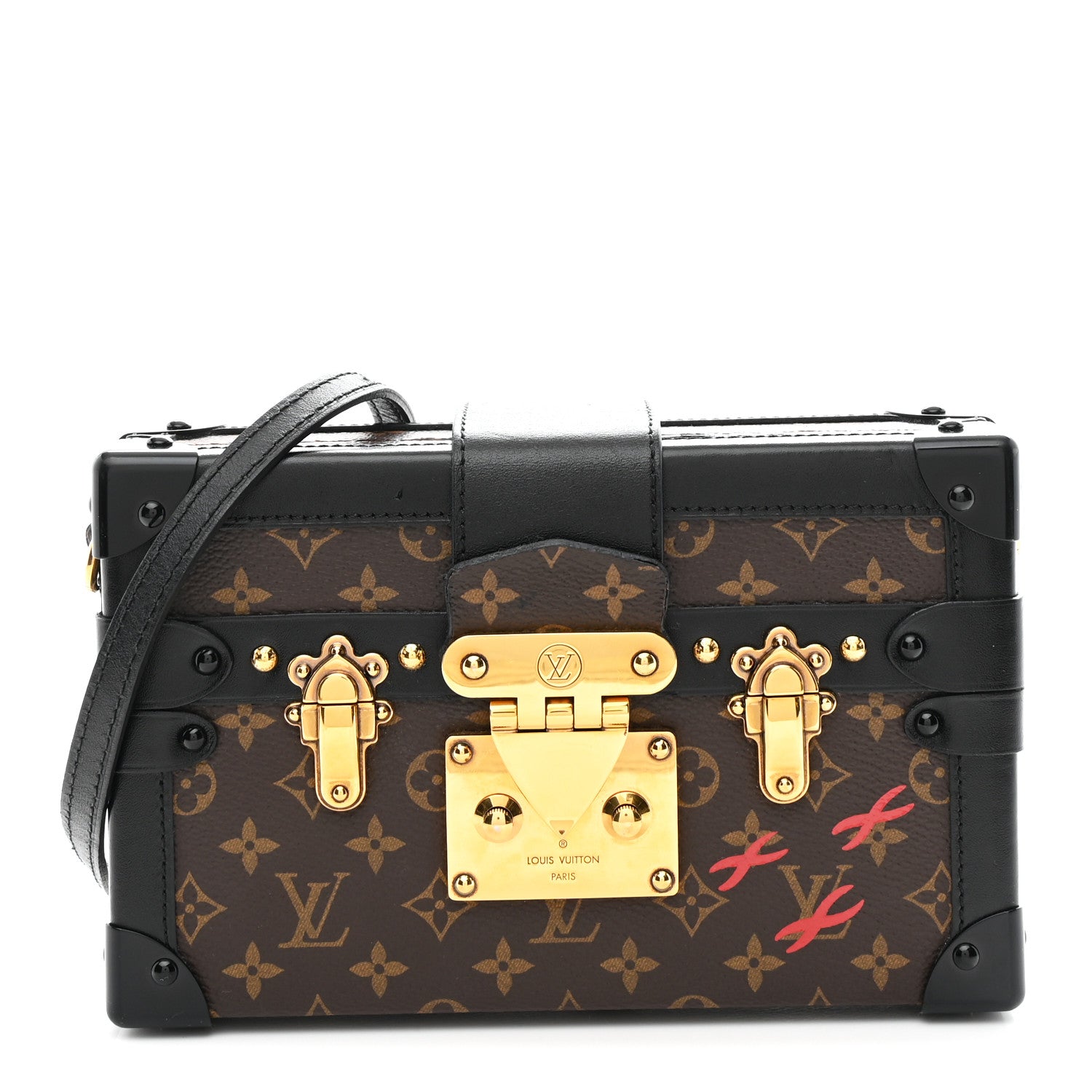 Louis Vuitton Monogram Petite Malle Black 1 of 9