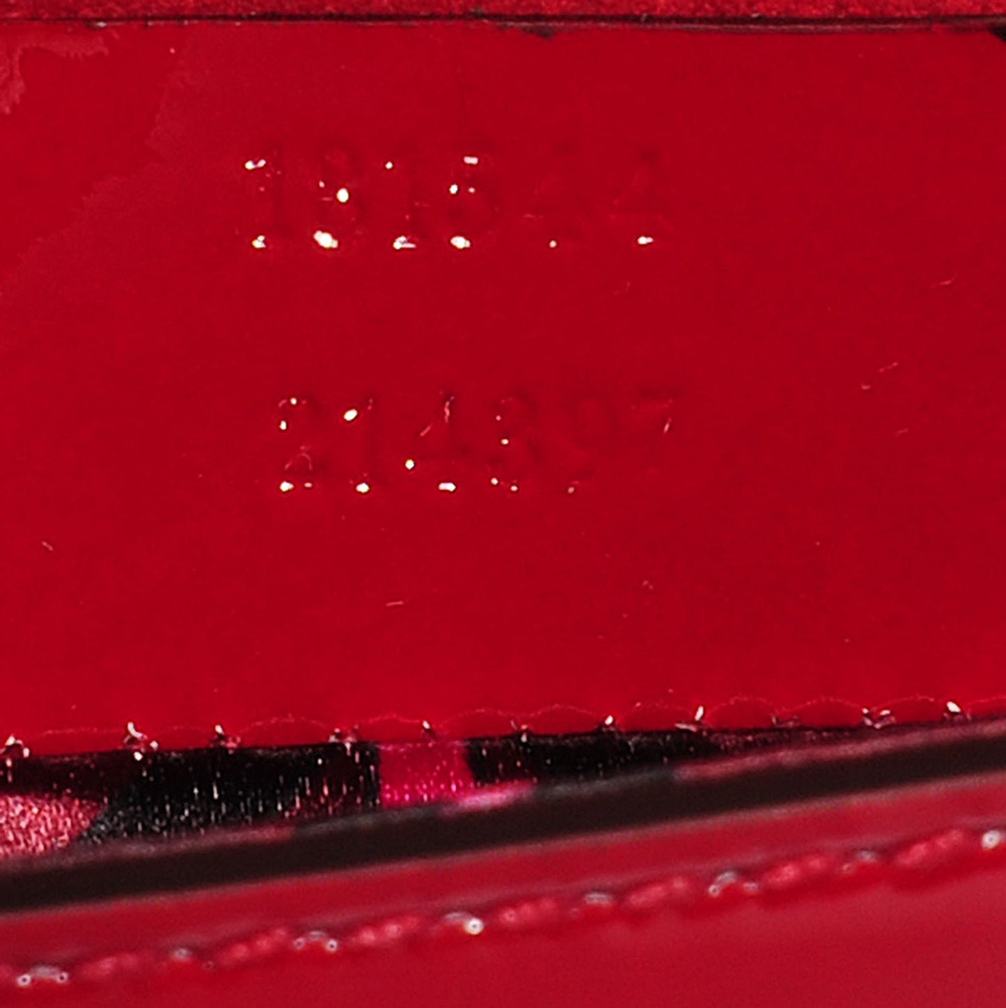 Patent Romy Clutch Red