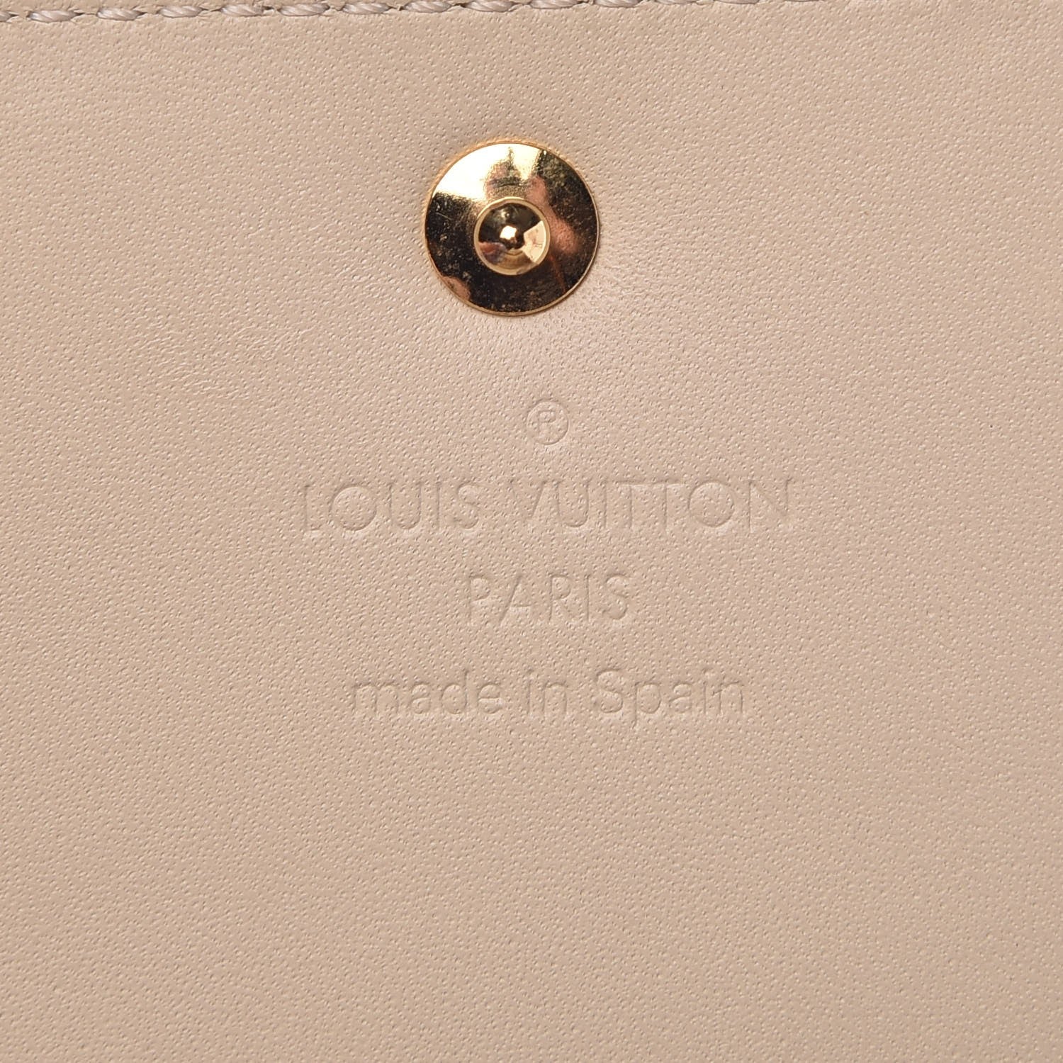 Louis Vuitton Vernis Business Card Holder Blanc Corail 6 of 17