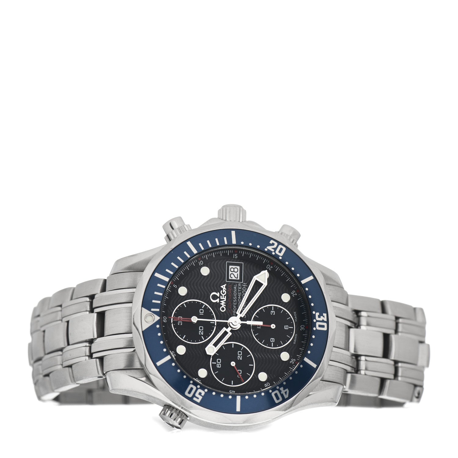 Omega Stainless Steel 41mm Seamaster Professional Chronograph Automatic Watch Blue 2225.80.00 2 of 5