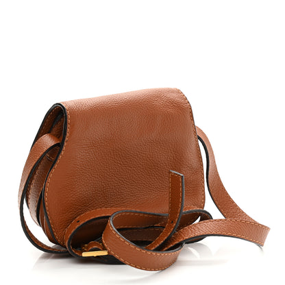 Chloe Calfskin Mini Marcie Round Crossbody Bag Tan 3 of 12