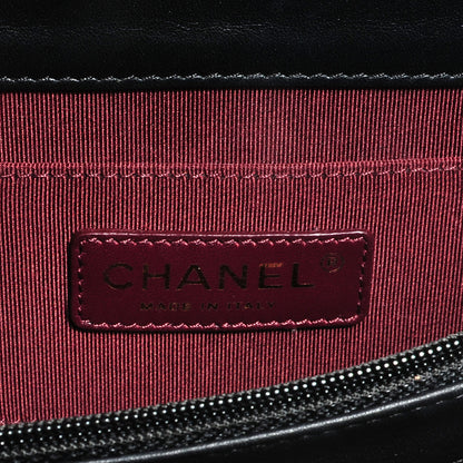 Chanel Patent Golden Class Accordion Flap Bag Black 7 of 8