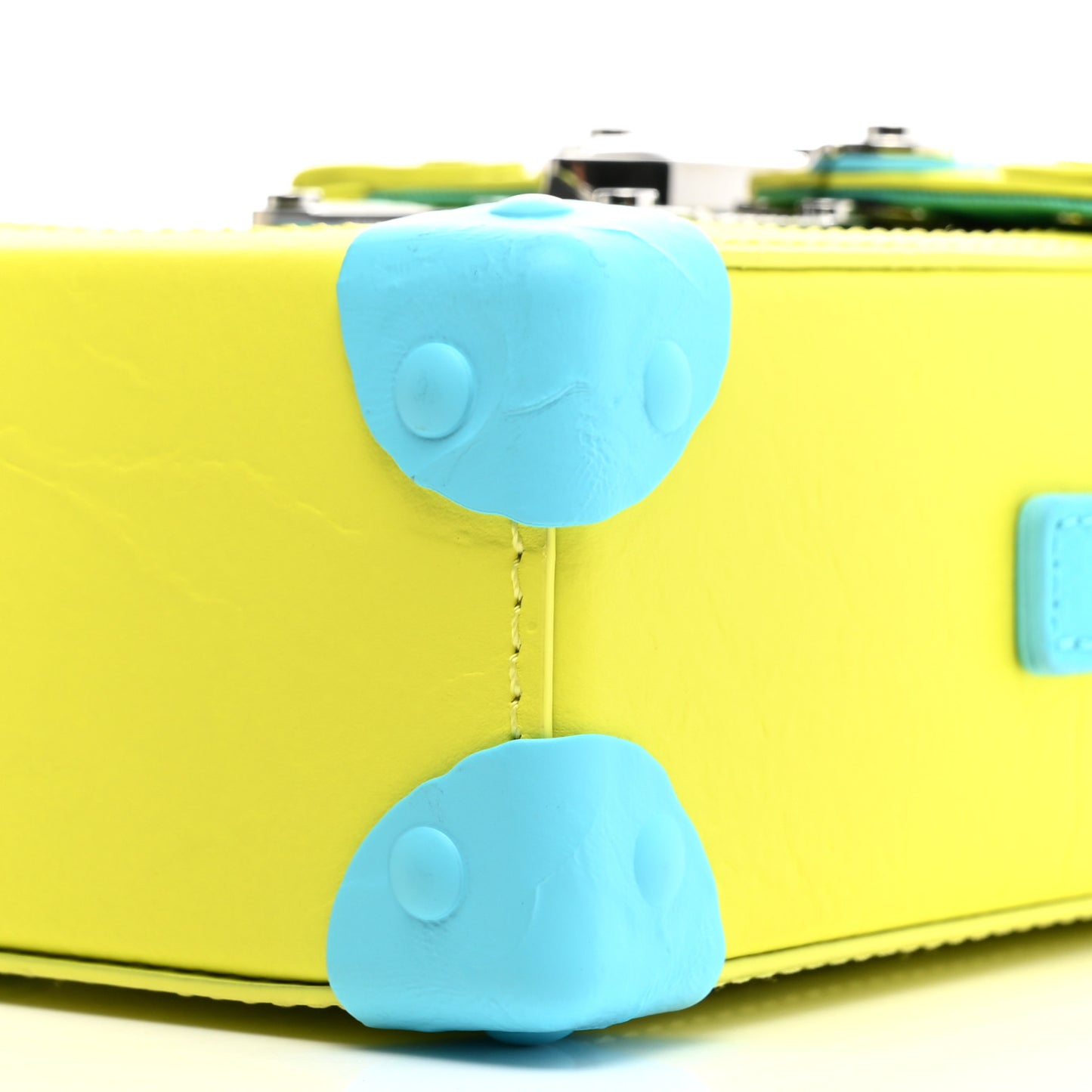 Monogram Playground Vertical Trunk Wearable Wallet Lime
