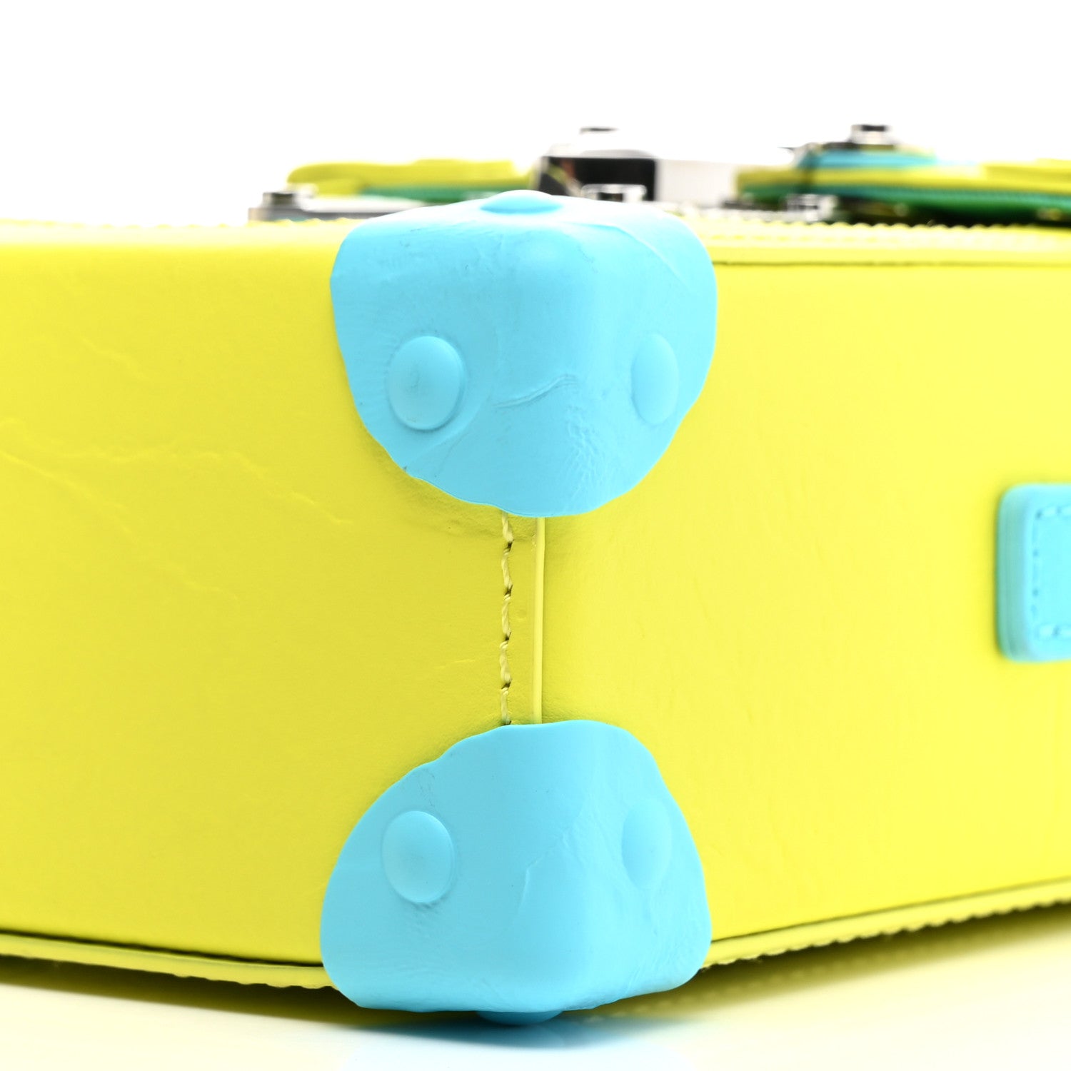 Louis Vuitton Monogram Playground Vertical Trunk Wearable Wallet Lime 8 of 8