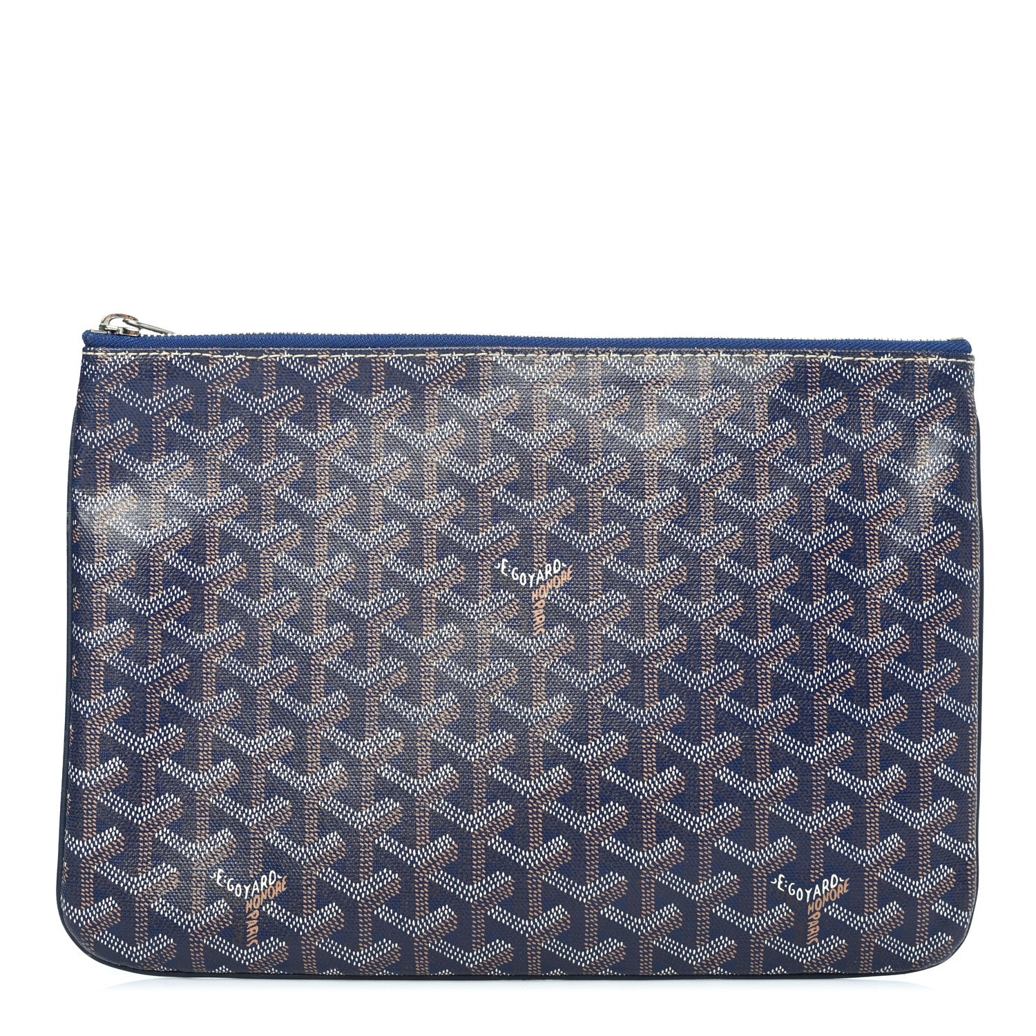Goyard Goyardine Senat Pochette MM Navy 2 of 8