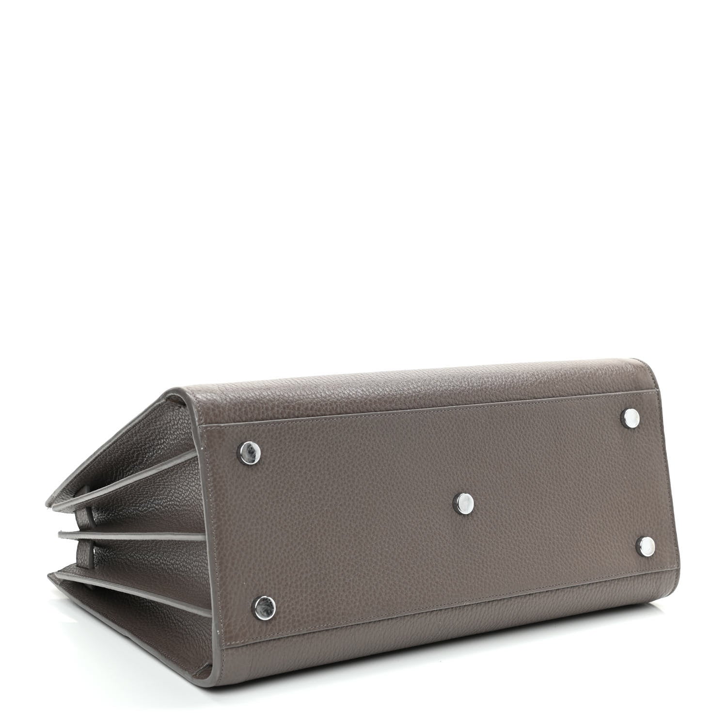 Saint Laurent Grained Calfskin Small Sac De Jour Fog 4 of 9