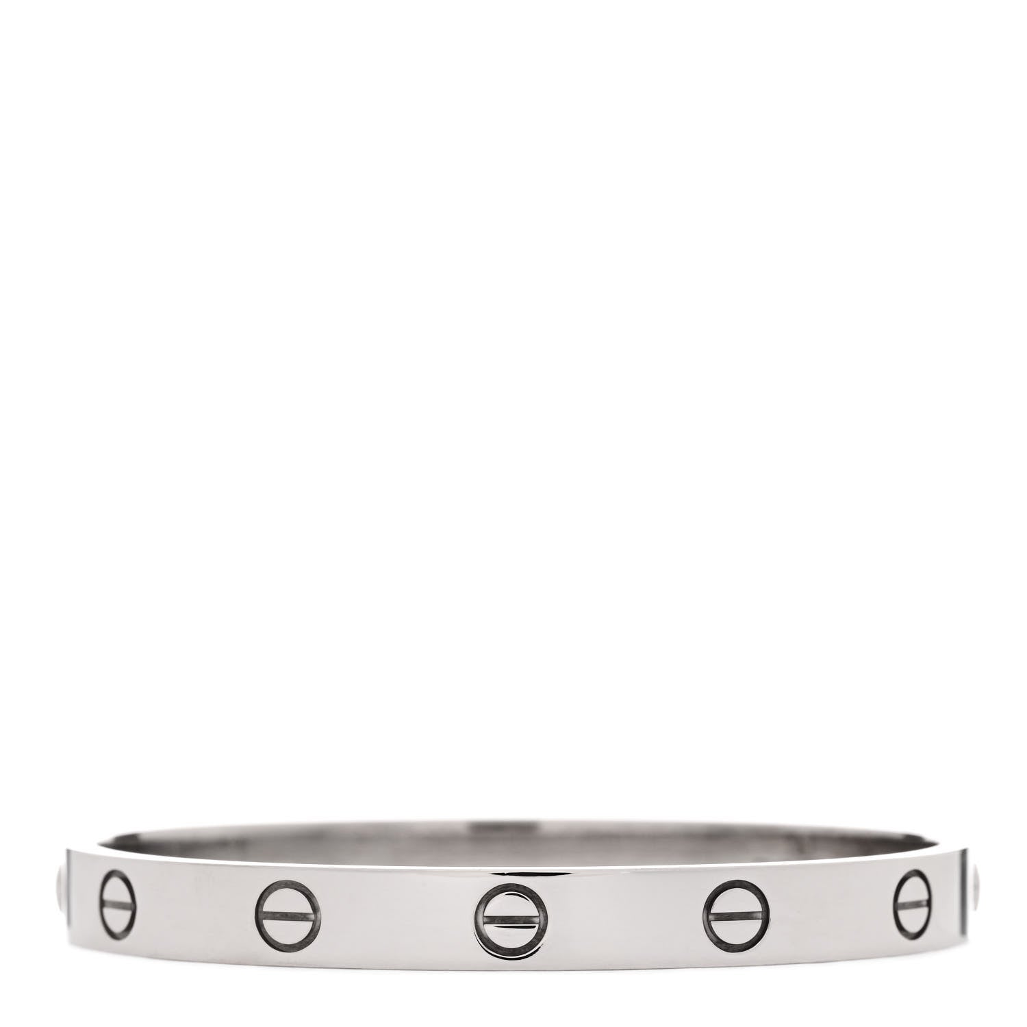 Cartier 18K White Gold LOVE Bracelet 16 2 of 4