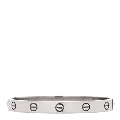 Cartier 18K White Gold LOVE Bracelet 16 2 of 4
