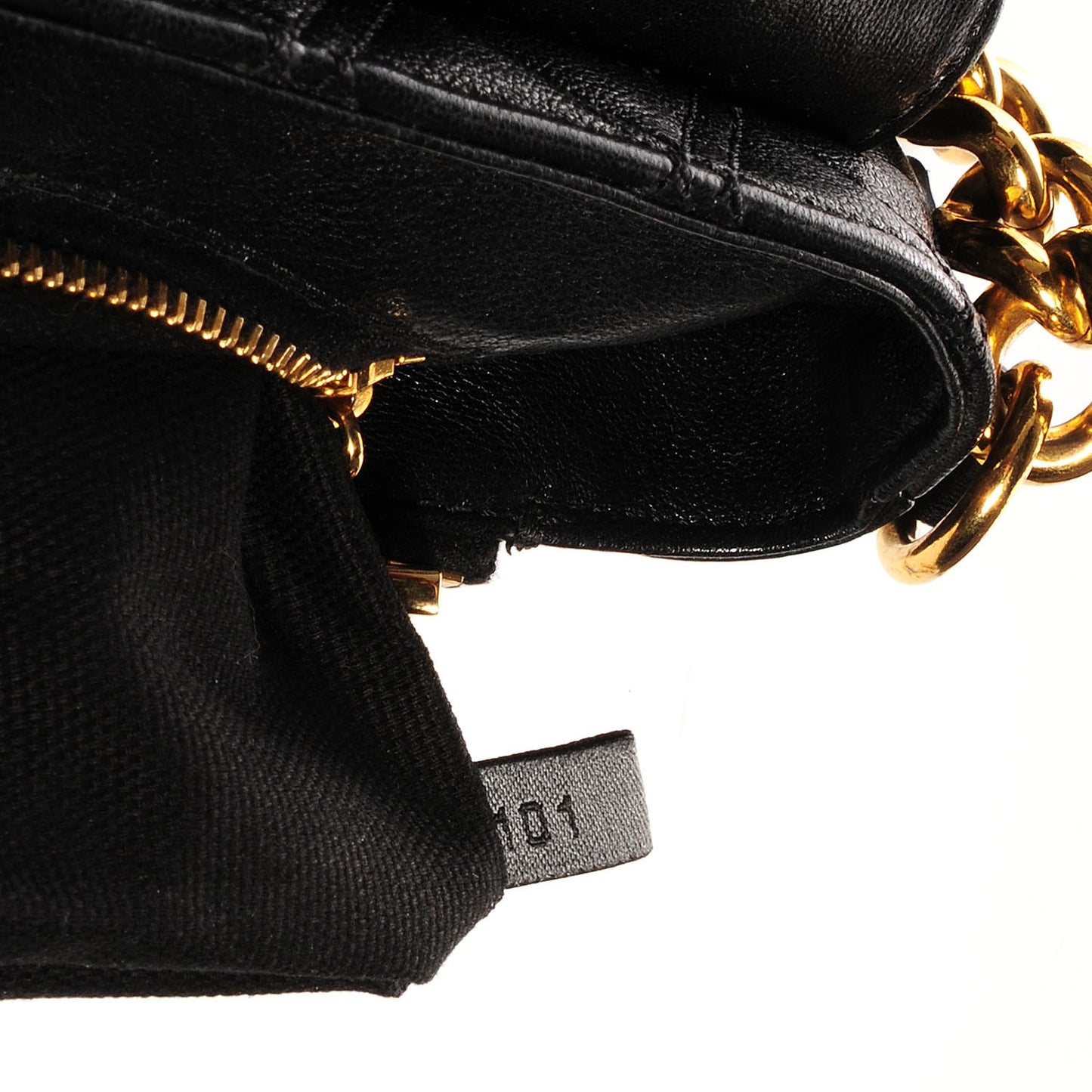 Quilted Lambskin The Large Single Flap Black