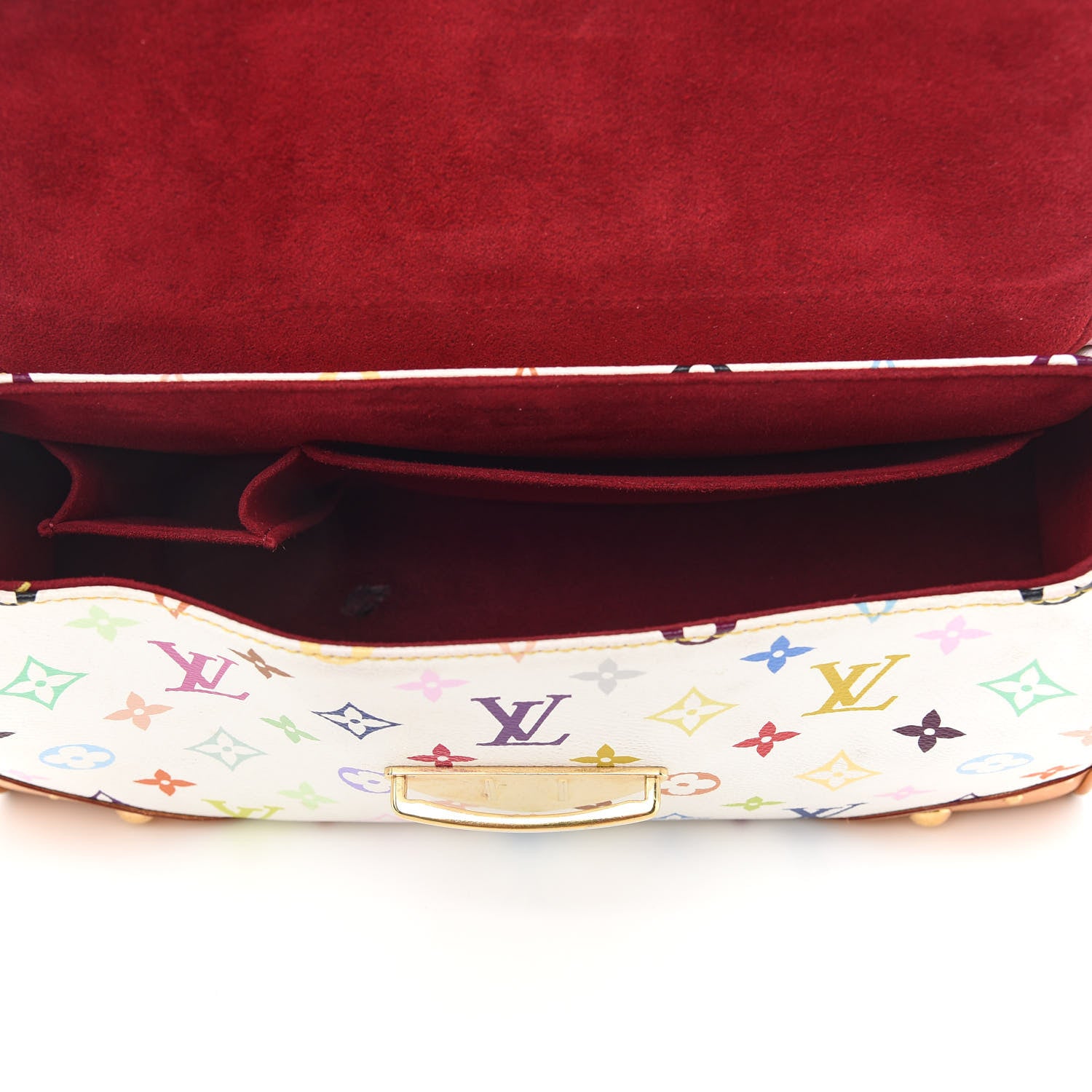 Louis Vuitton Monogram Multicolor Beverly MM White 5 of 12