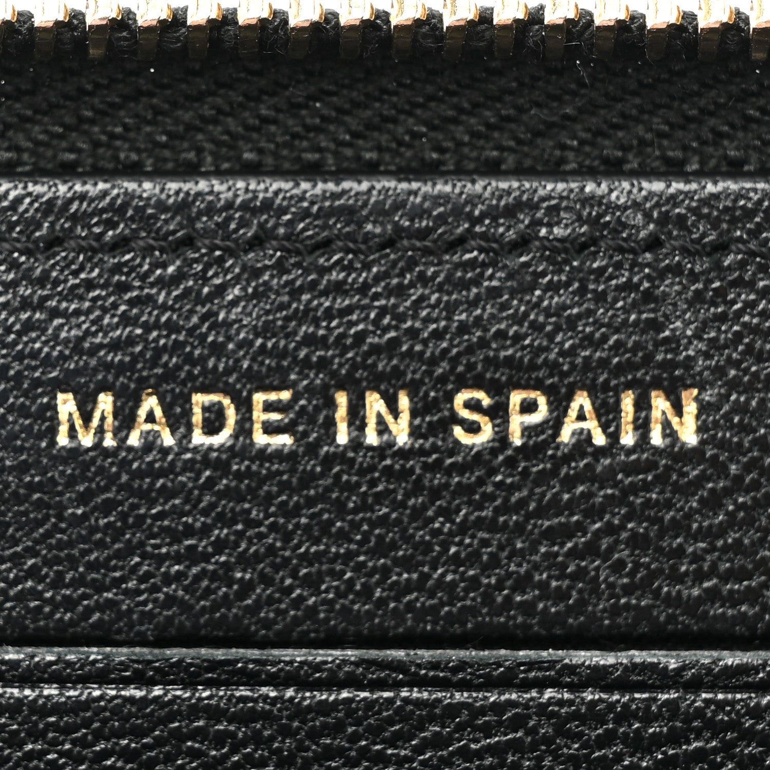Chanel Sheepskin Quilted Mademoiselle Vintage Zip Around Wallet Black 9 of 13