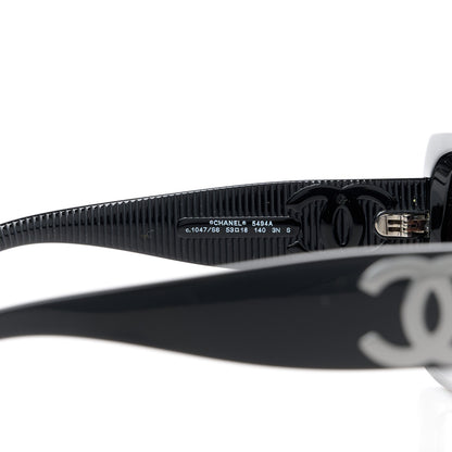 Chanel Square Polarized CC Sunglasses 5494-A Black 5 of 7