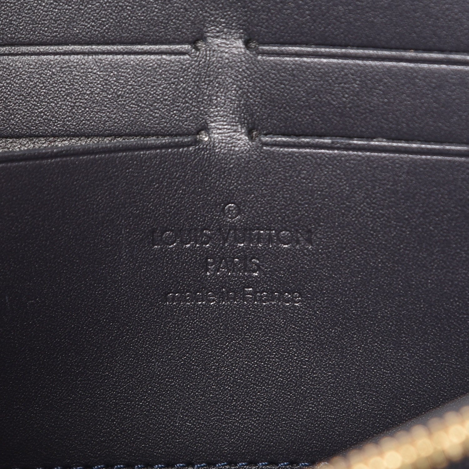 Louis Vuitton Vernis Zippy Wallet Blue Infini 6 of 8