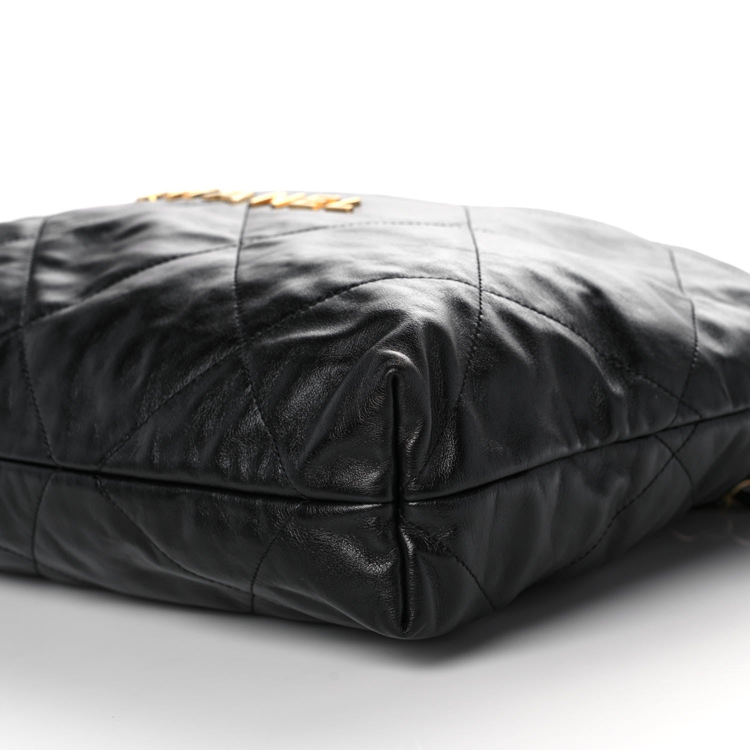 Chanel Shiny Calfskin Quilted Chanel 22 Black 13 of 13