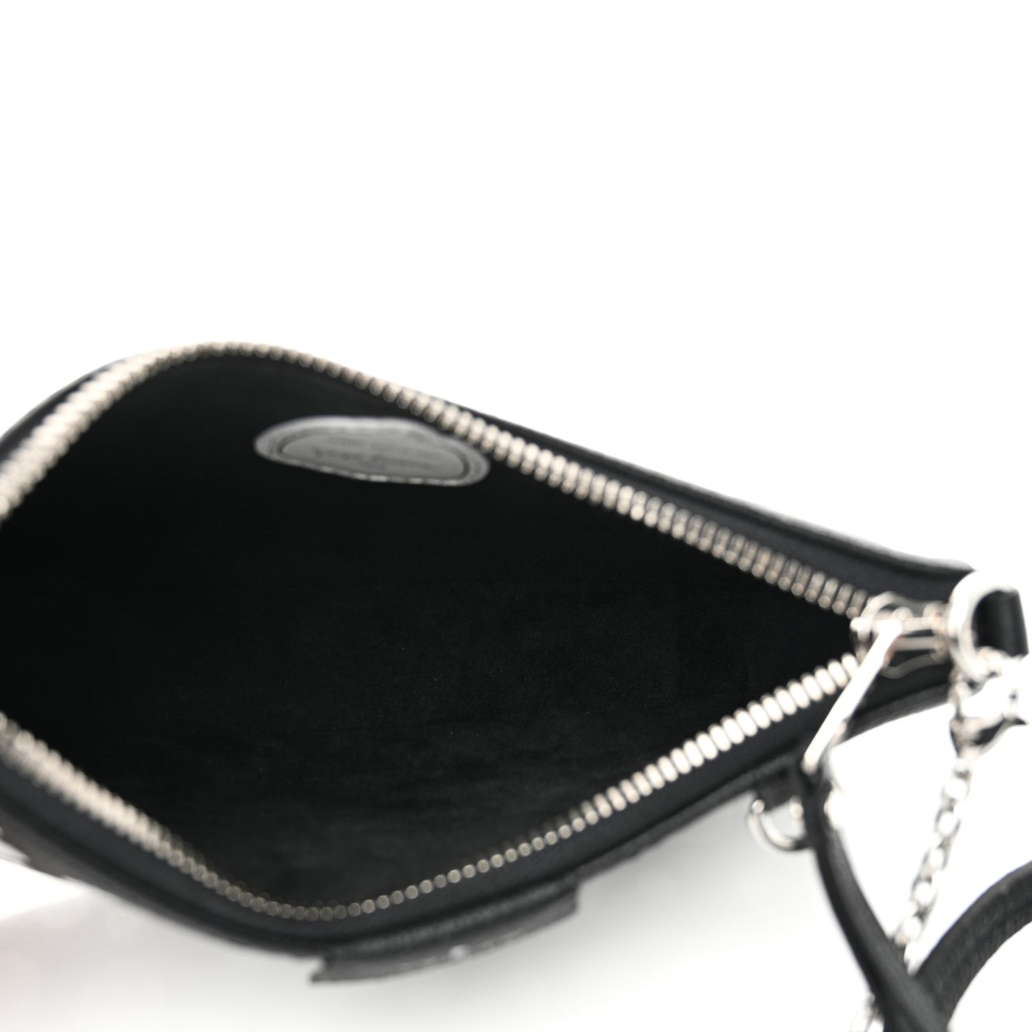 LV X YK Empreinte Easy Pouch On Strap Black White