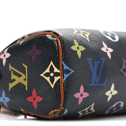 Louis Vuitton Monogram Multicolor Mini Sac HL Speedy Black 8 of 11