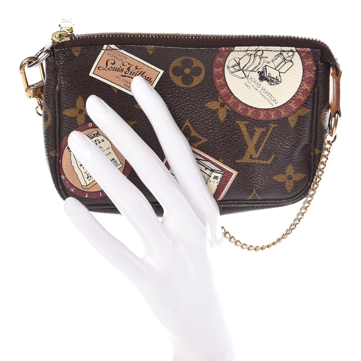 Monogram Stamp Mini Pochette Accessories