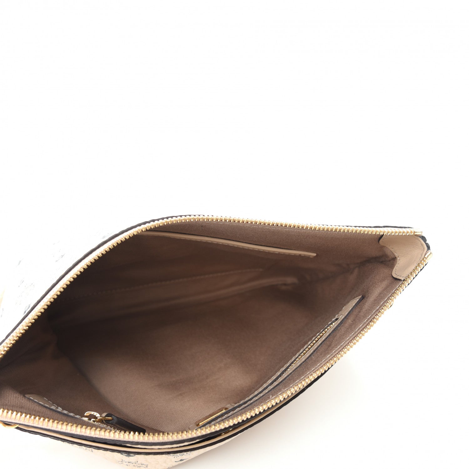 MCM Visetos Medium Crossbody Pouch Beige 5 of 14