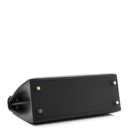 Hermes Epsom Kelly Sellier 25 Black 4 of 13