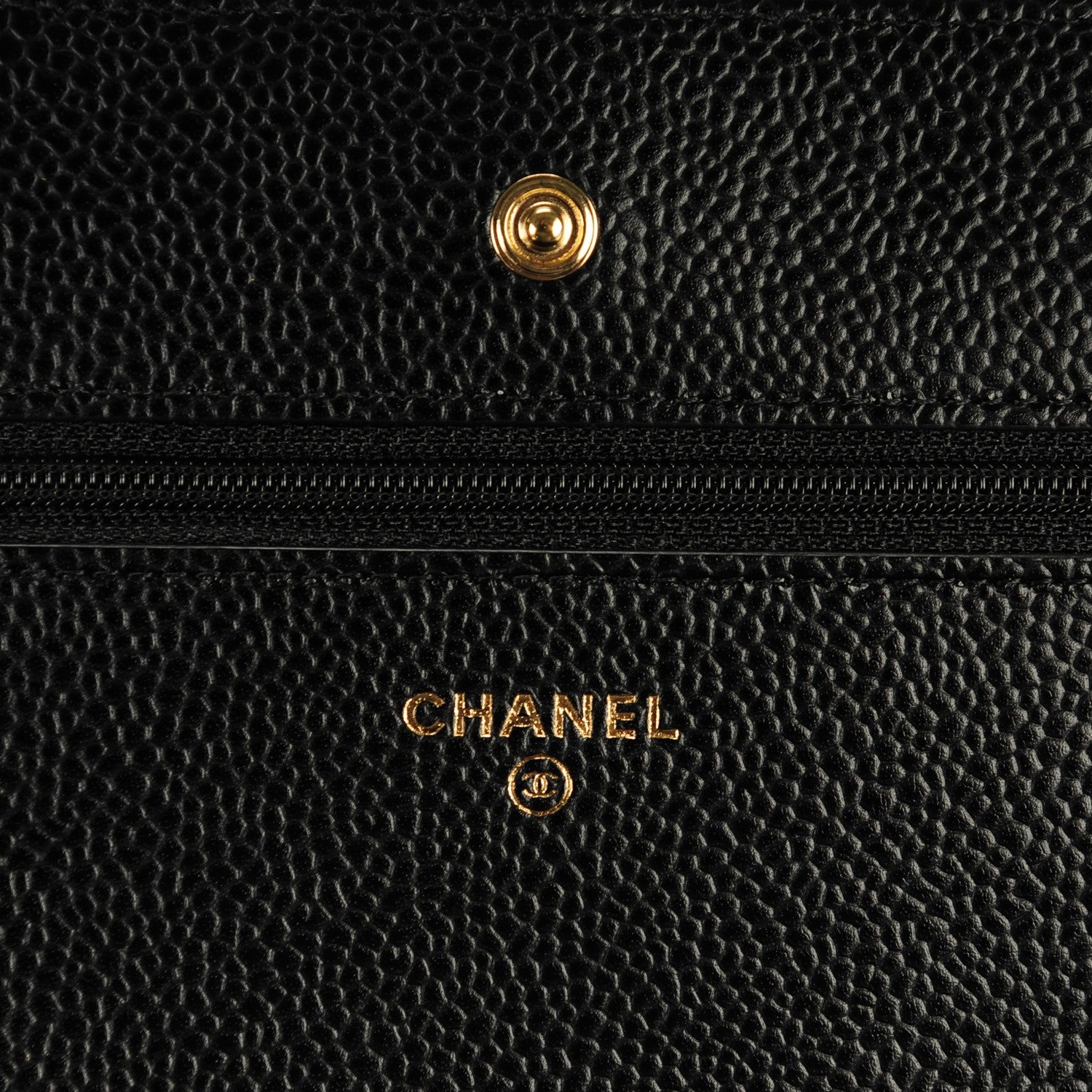 Chanel Caviar Quilted Wallet On Chain WOC Black 6 of 8