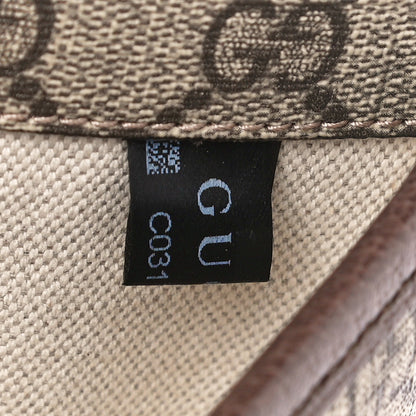 Gucci GG Supreme Monogram Neo Vintage Web Belt Bag Brown 7 of 11
