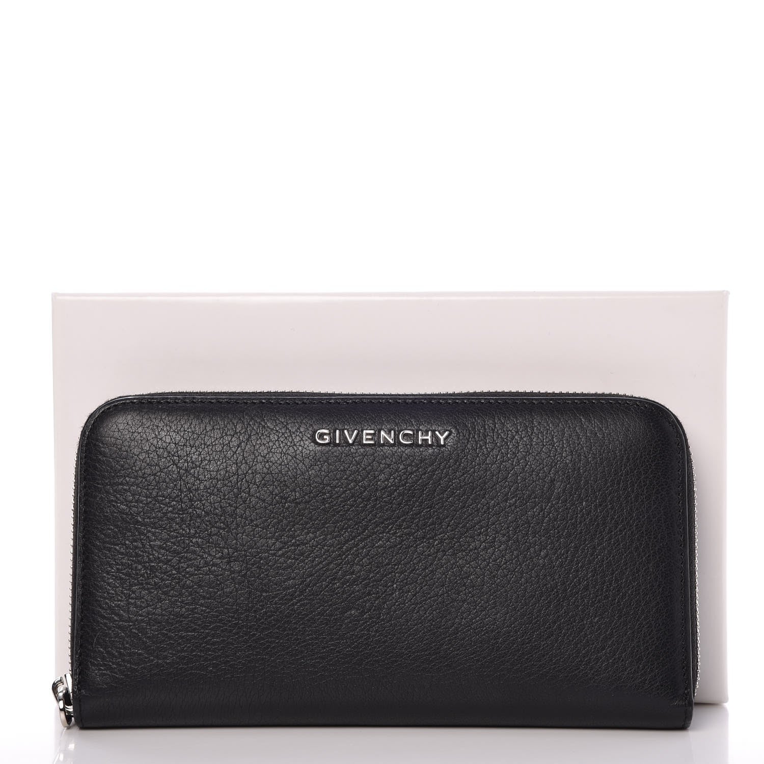 Givenchy Sugar Goatskin Pandora Zip Around Wallet Black 7 of 7