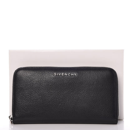 Givenchy Sugar Goatskin Pandora Zip Around Wallet Black 7 of 7