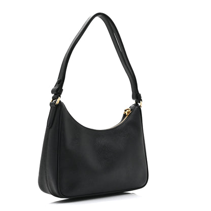 Prada Saffiano Lux Mini Re-Edition Shoulder Bag Black 3 of 10