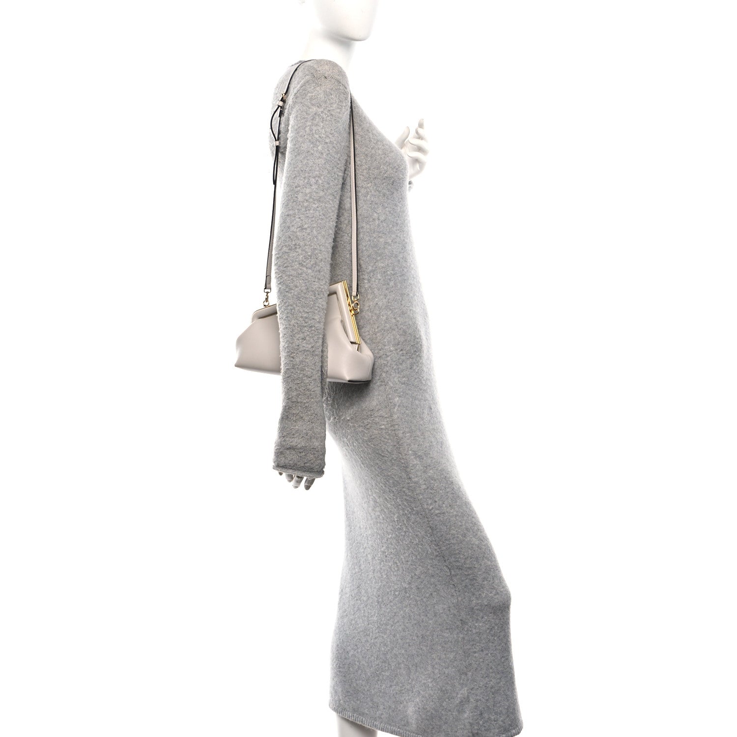 Fendi Shiny Nappa Small Fendi First Ghiaia 2 of 10