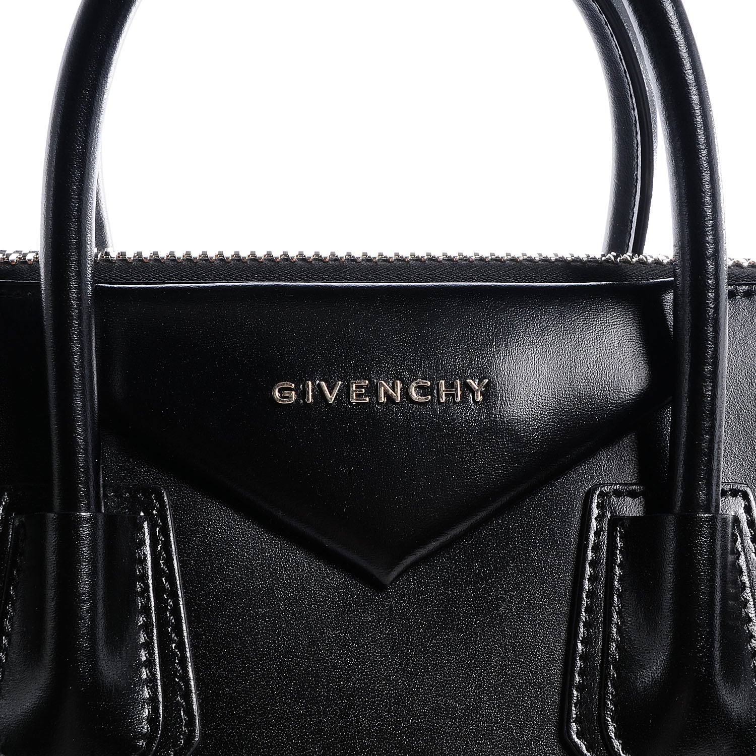 Givenchy Shiny Lord Calfskin Medium Antigona Black 5 of 9