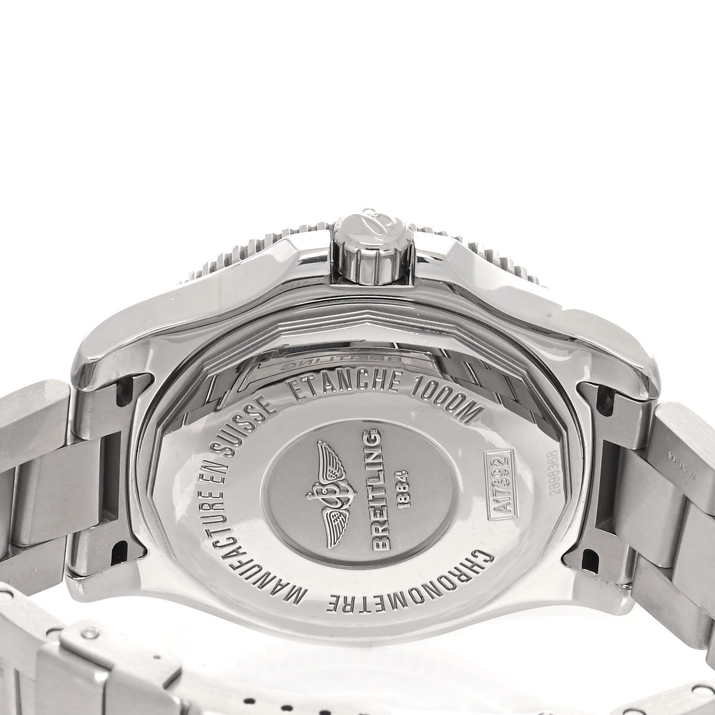 Stainless Steel 44mm Chronometre Super Ocean II Automatic Watch Blue A17392