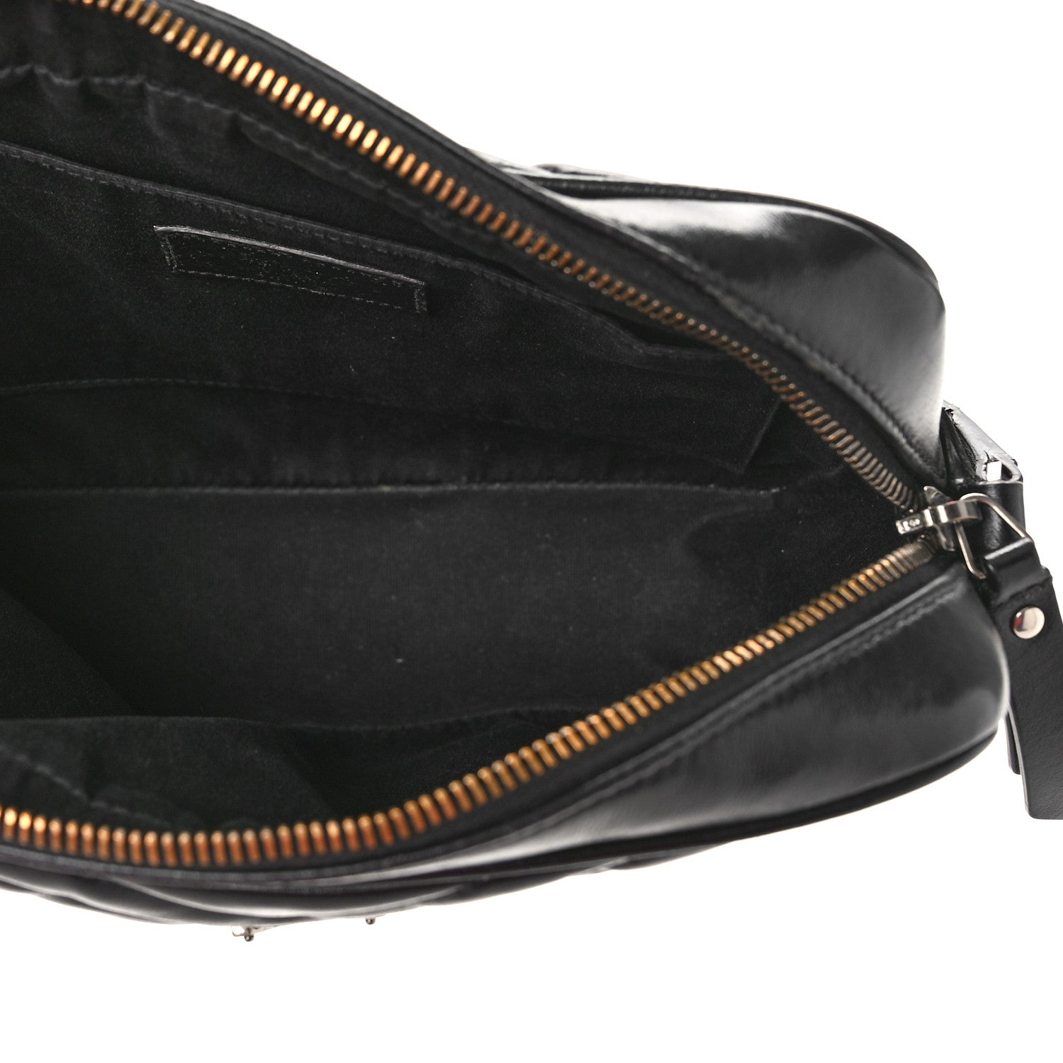 Saint Laurent Calfskin Matelasse Monogram Lou Camera Bag Black 5 of 11