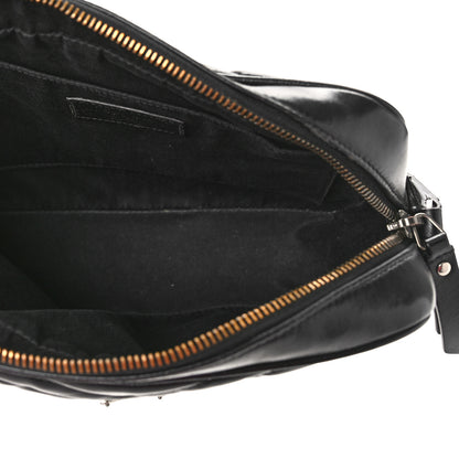 Saint Laurent Calfskin Matelasse Monogram Lou Camera Bag Black 5 of 11