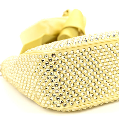 Prada Satin Crystal Re-Edition 2005 Shoulder Bag Ananas 8 of 9