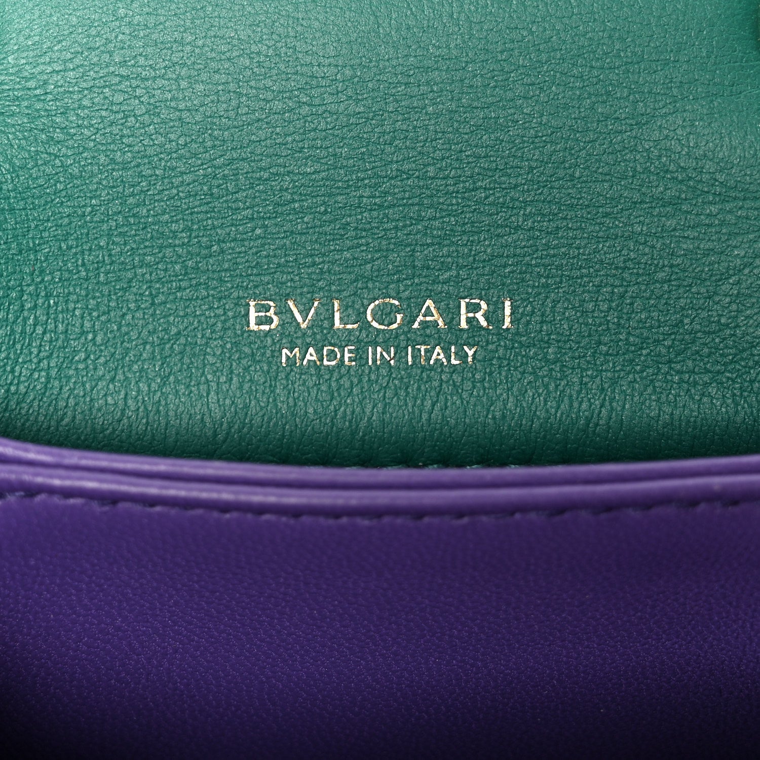 Bulgari Galuchat Serpenti Reverse Micro Top Handle Emerald Green 6 of 12