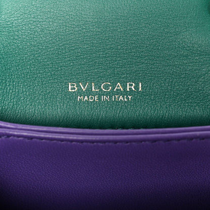 Bulgari Galuchat Serpenti Reverse Micro Top Handle Emerald Green 6 of 12