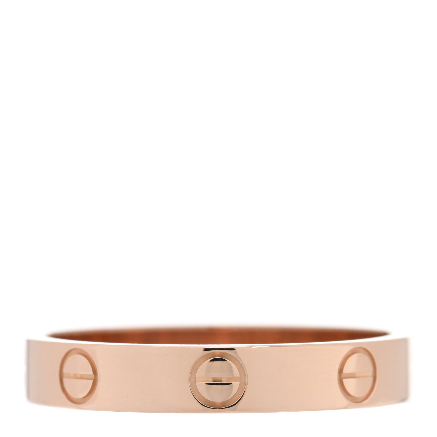 Cartier 18K Pink Gold 3.5mm LOVE Wedding Band Ring 58 8.5 3 of 5