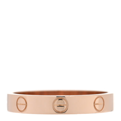 Cartier 18K Pink Gold 3.5mm LOVE Wedding Band Ring 58 8.5 3 of 5