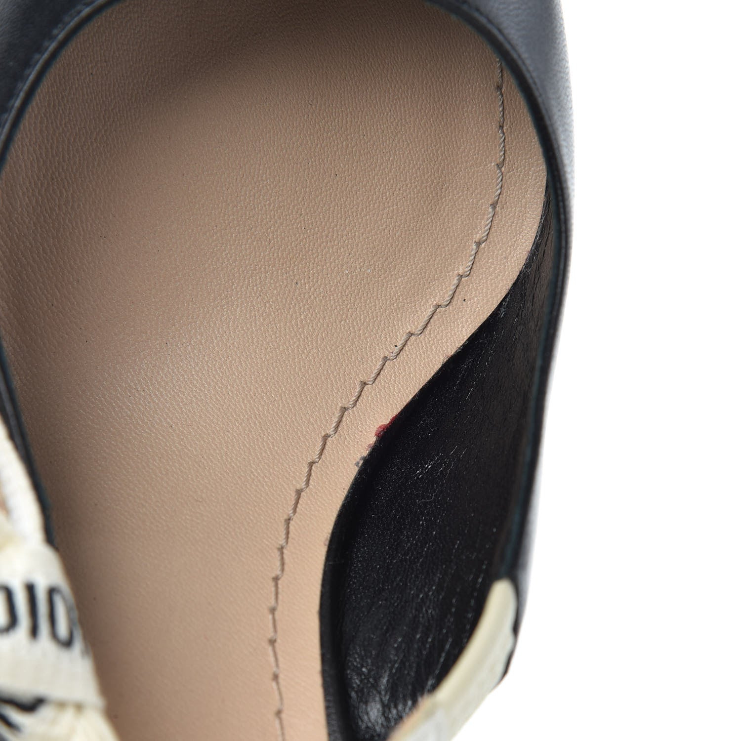 Christian Dior Lambskin Ribbon J'Adior Slingback 65mm Pumps 37 Black 9 of 9