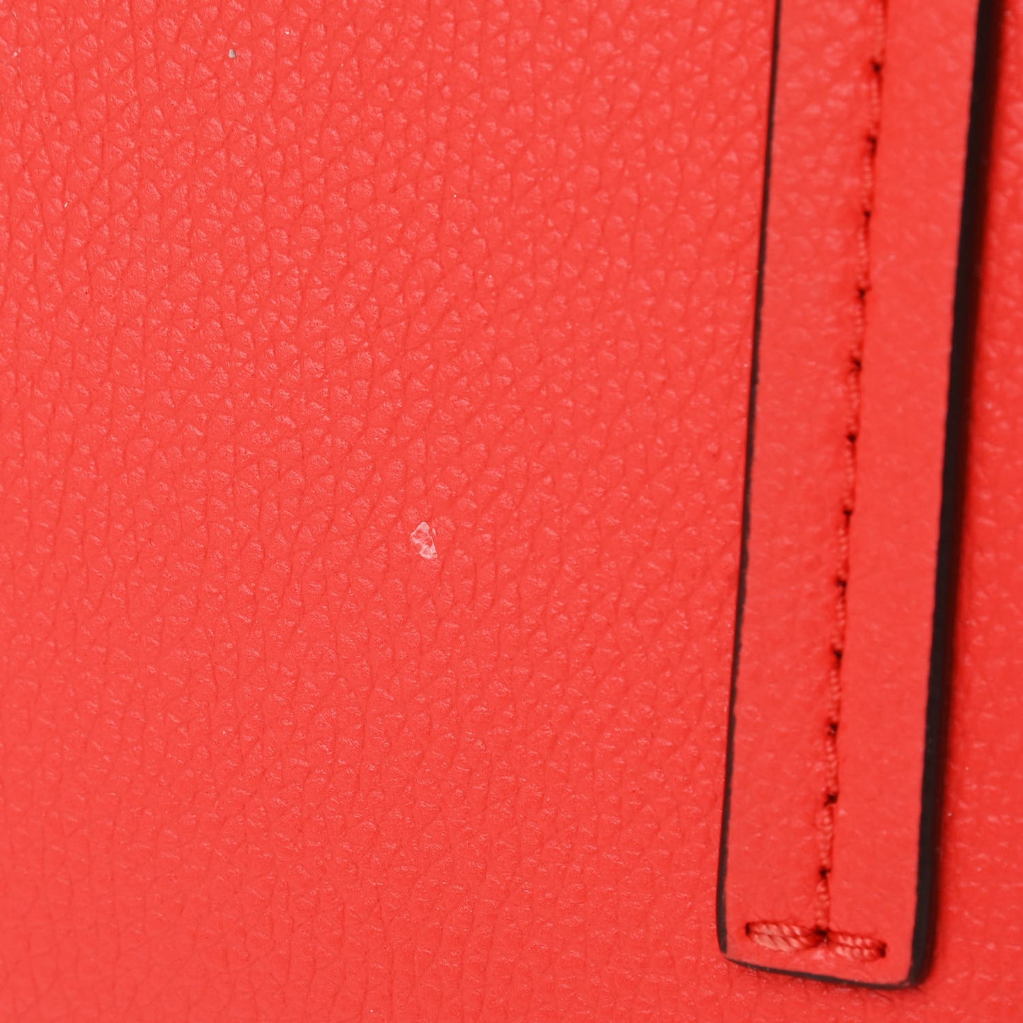 Pebbled Calfskin Editor Shopping Tote Red
