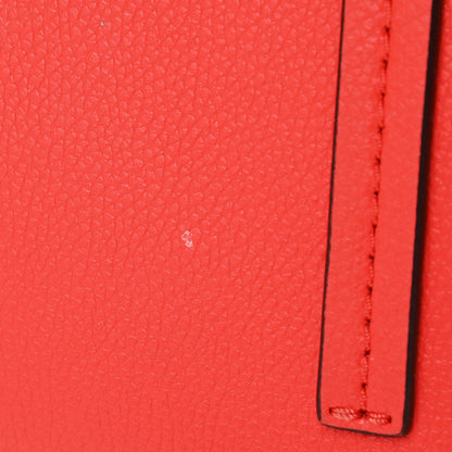 Marc Jacobs Pebbled Calfskin Editor Shopping Tote Red 11 of 12
