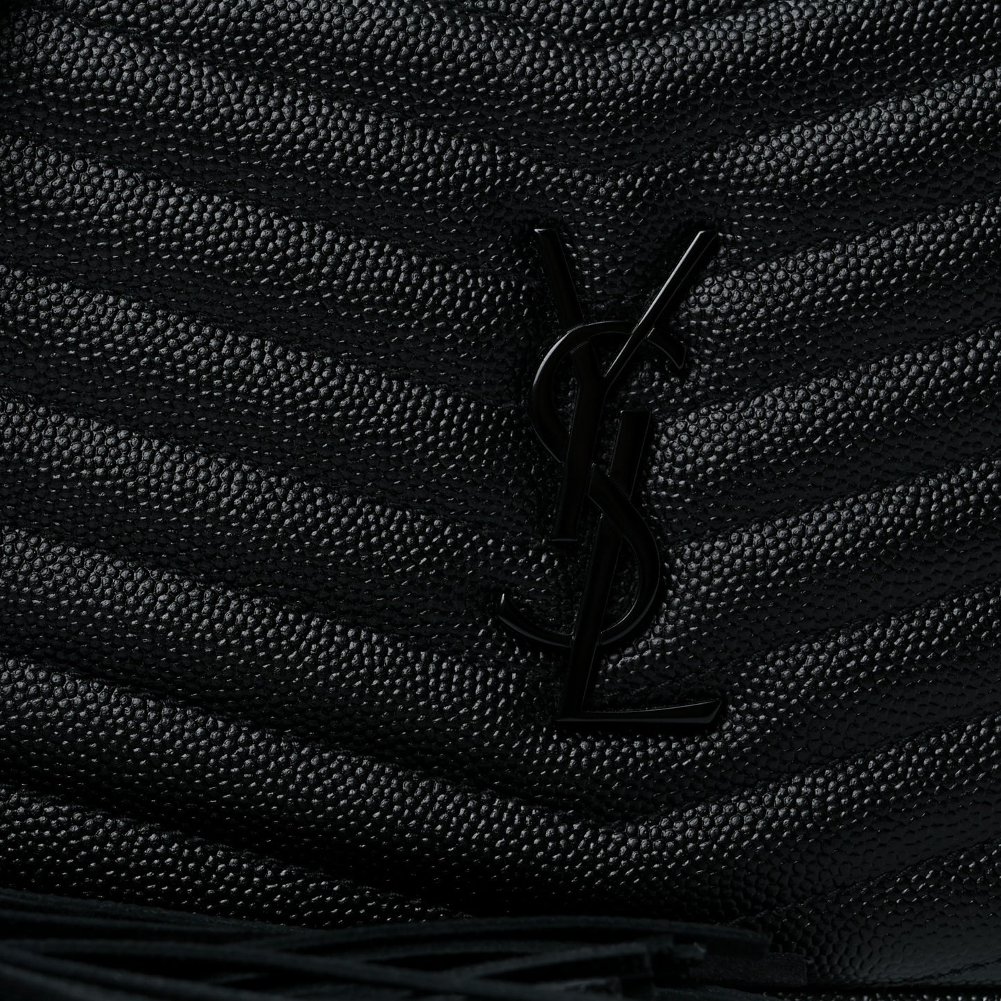 Grain De Poudre Matelasse Monogram Mini Lou Camera Bag Black